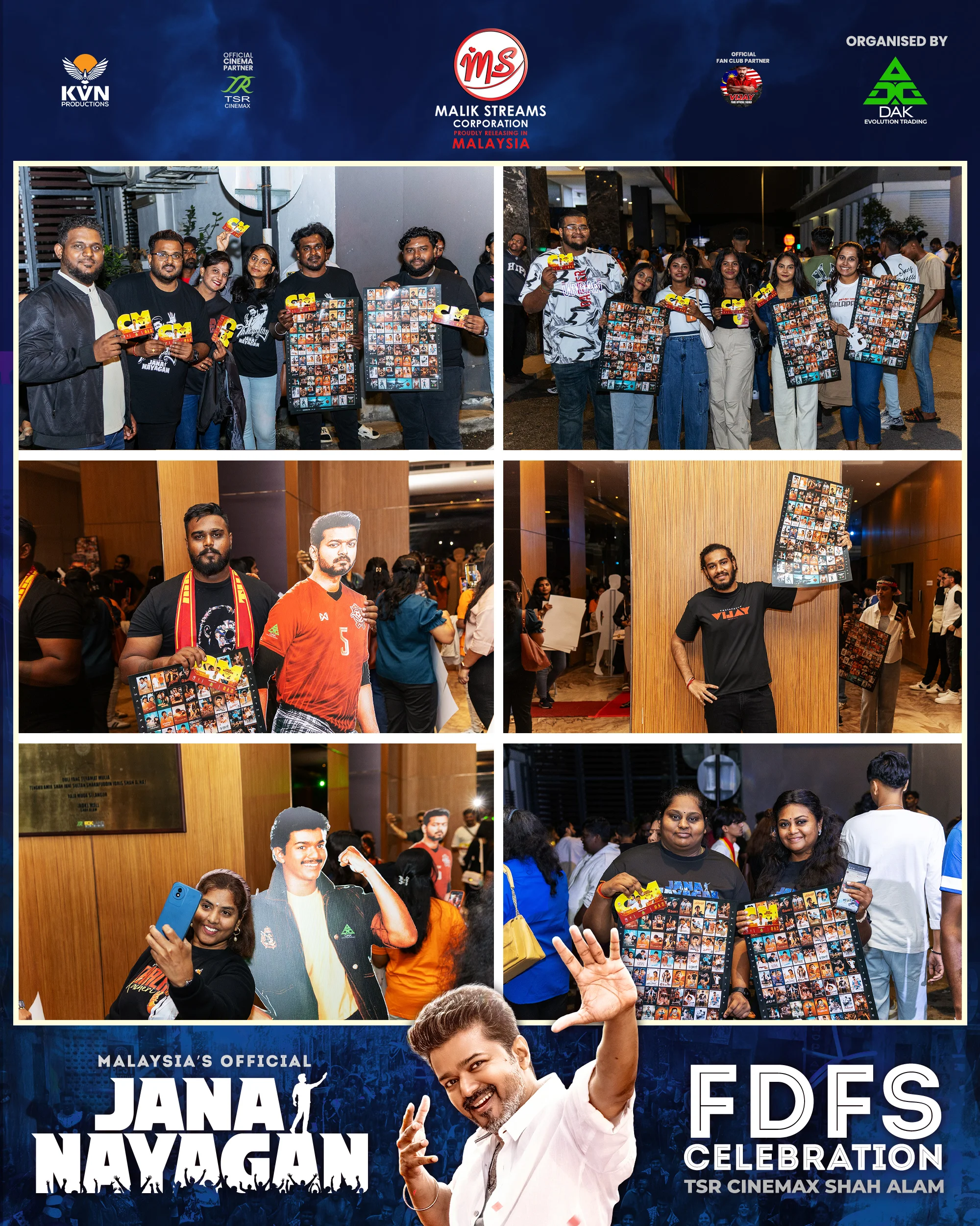 Jana Nayagan FDFS Celebration – Malaysia