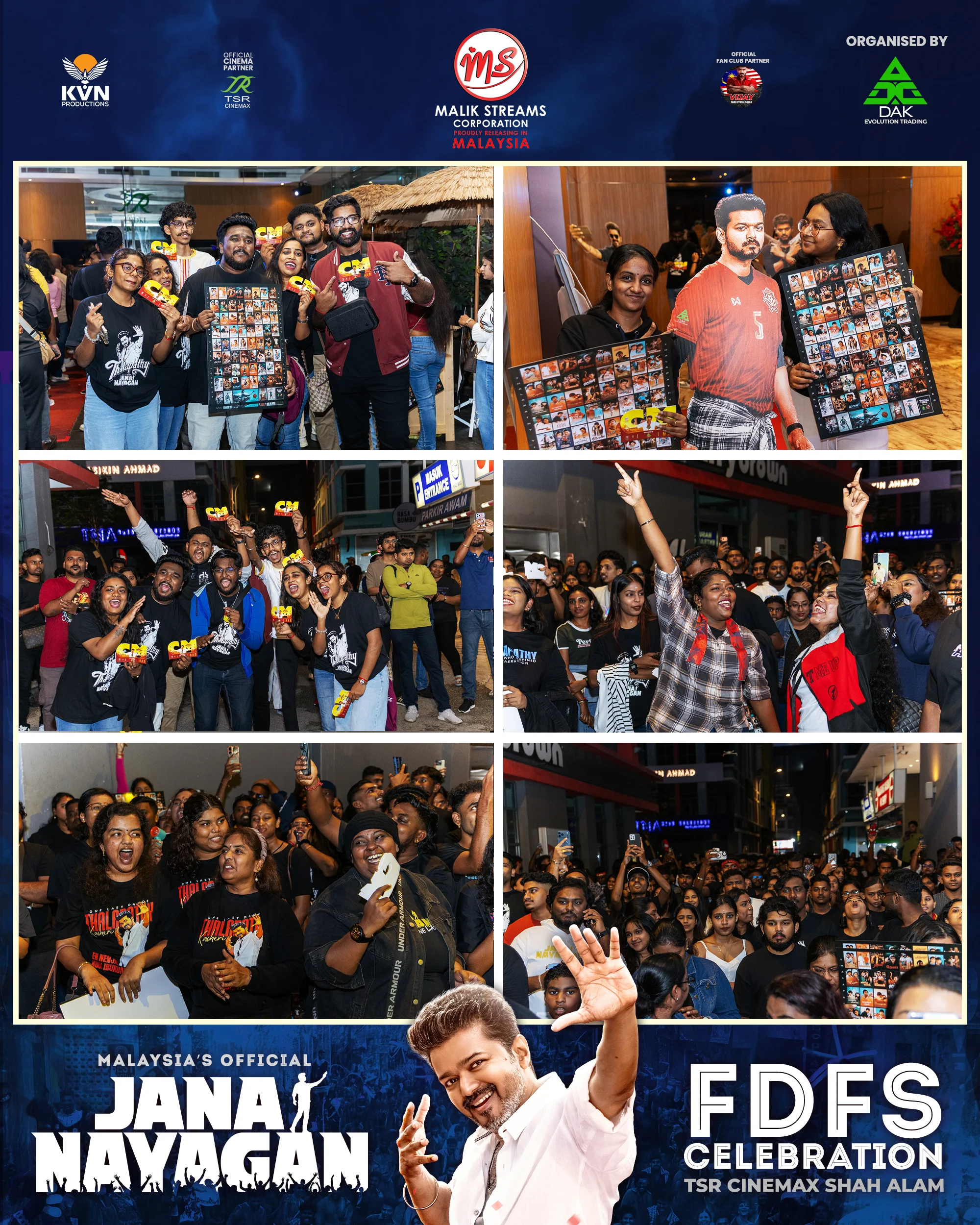 Jana Nayagan FDFS Celebration – Malaysia