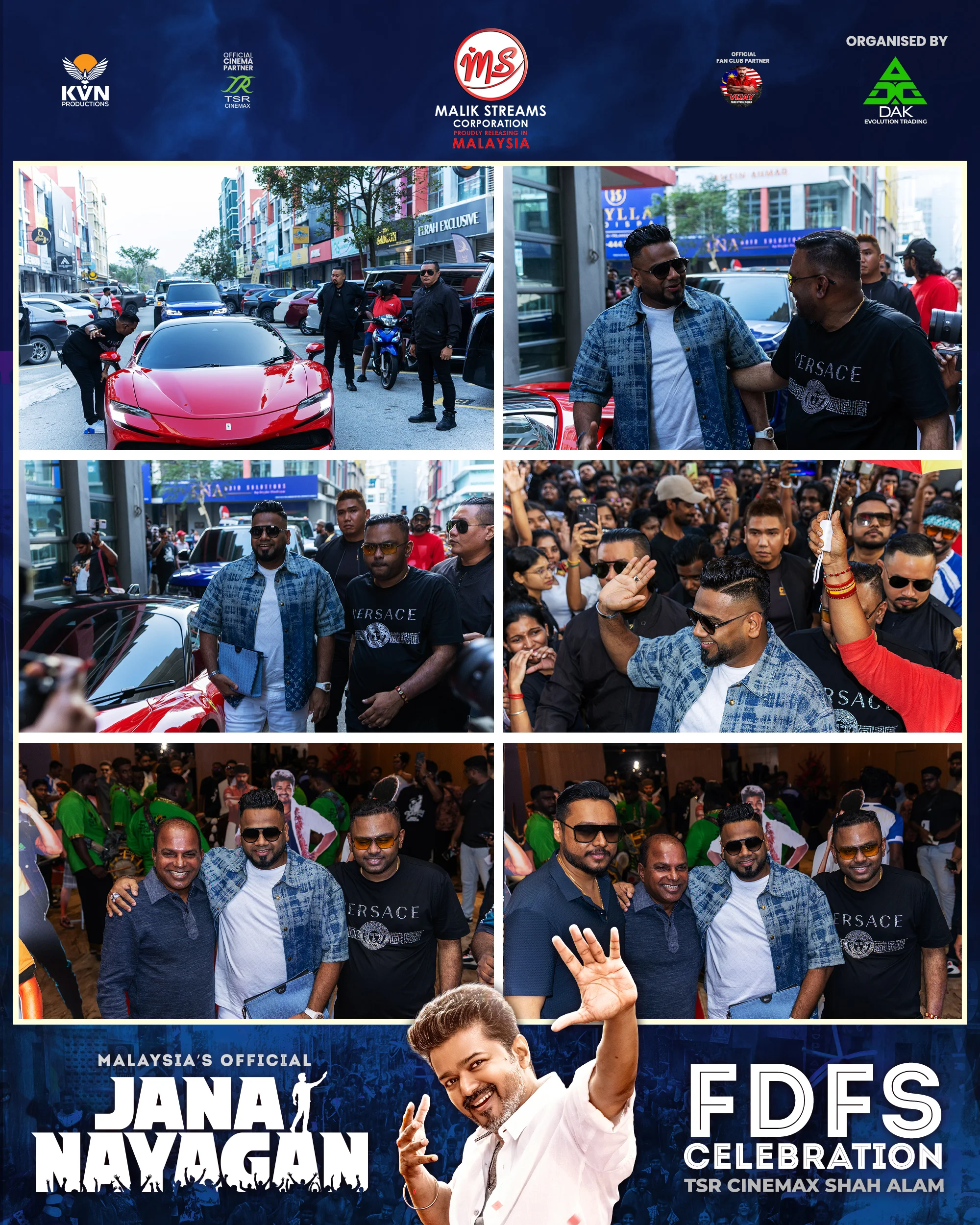 Jana Nayagan FDFS Celebration – Malaysia
