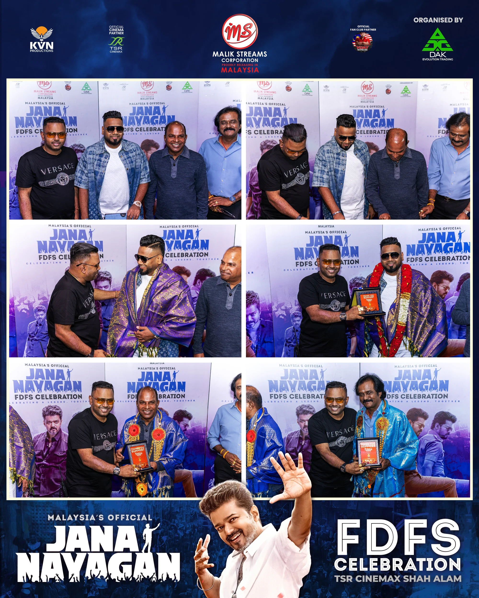 Jana Nayagan FDFS Celebration – Malaysia