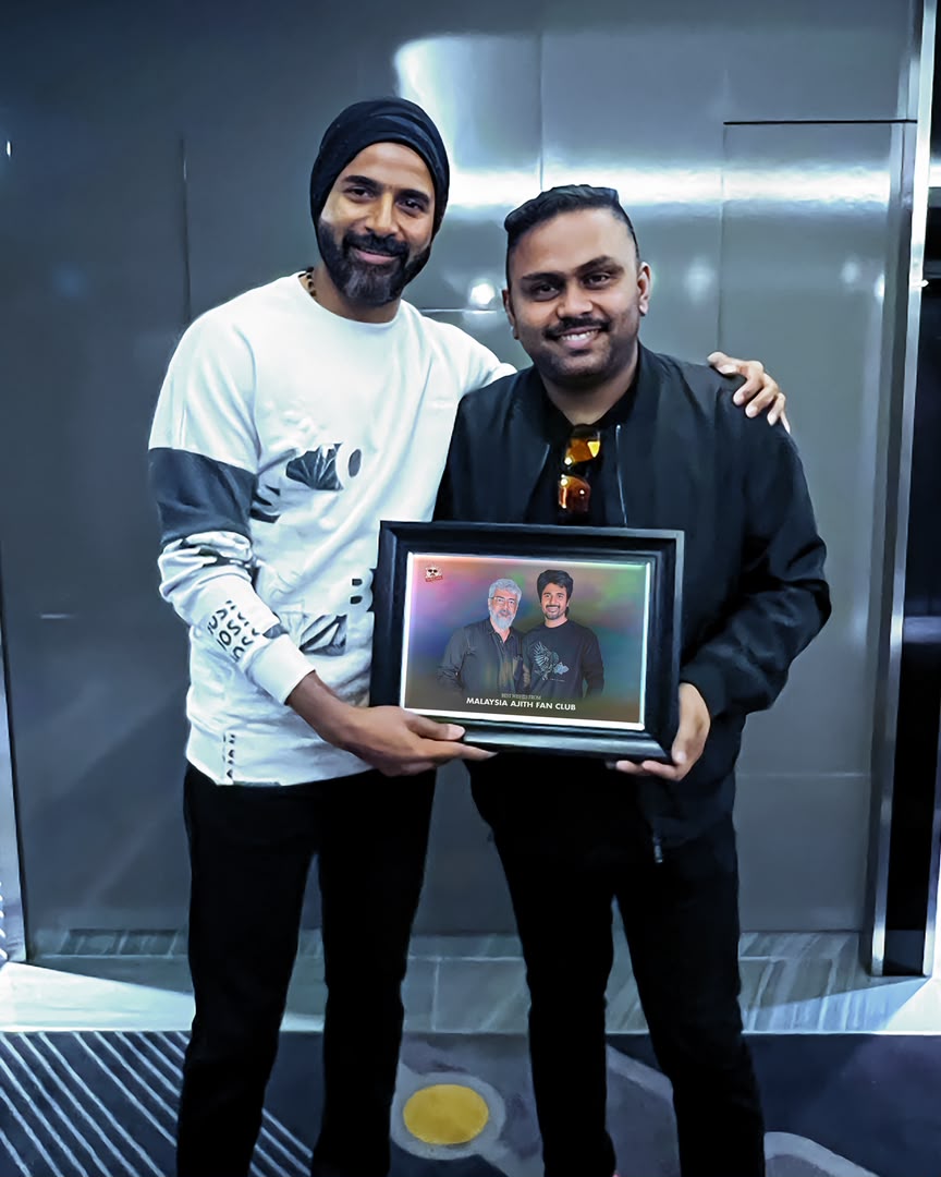 Custom premium digital painting presentation setup for Actor Sivakarthikeyan